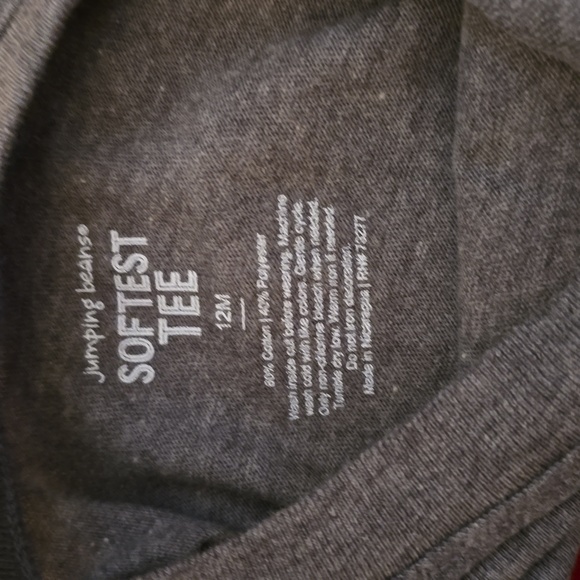 JUMPING BEANS & CARTER'S BRANDS BABY BOY BUNDLE OF 7 SHIRTS ALL SIZE 12 MONTHS - Picture 11 of 16